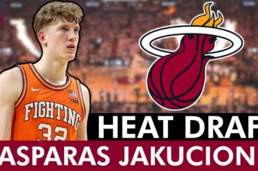Kasparas Jakucionis Selected By Miami Heat With Pick 20th | First Round Of 2025 NBA Draft - Reaction