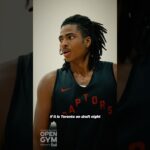Your newest Toronto Raptor 🥹🦖Open Gym moment presented by ​⁠@bellcanada