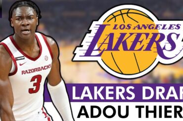 Adou Thiero Selected By Los Angeles Lakers With Pick #36 In Second Round Of 2025 NBA Draft Reaction