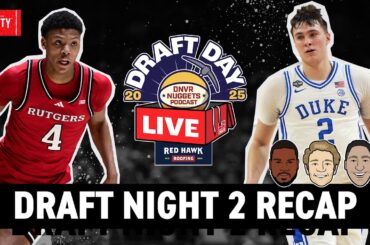 Denver Nuggets 2025 NBA Draft Recap | DNVR Nuggets Podcast Live