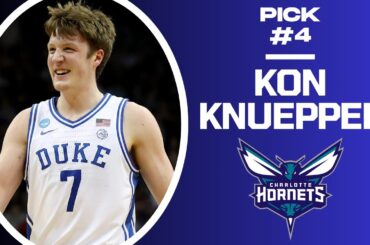 NBA Draft Reactions - Pick No. 4, The Charlotte Hornets Select Kon Knueppel!