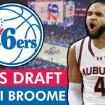 Johni Broome Drafted By Philadelphia 76ers In 2025 NBA Draft | Instant Reaction + Analysis