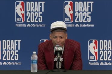 Jeremiah Fears on joining Pelicans, Derik Queen | NBA Draft Media Availability