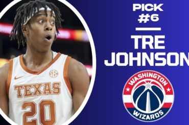 NBA Draft Reactions - Pick No. 6, The Washington Wizards Select Tre Johnson!