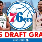 Philadelphia 76ers NBA Draft Grades: VJ Edgecombe & Johni Broome | 2025 NBA Draft
