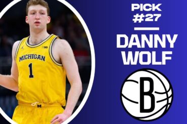 NBA Draft Reactions - Pick No. 27, The Brooklyn Nets Select Danny Wolf!