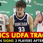 Boston Celtics UDFA Tracker: Celtics Sign 3 Players After NBA Draft Ft. Aaron Scott & Ben Gregg