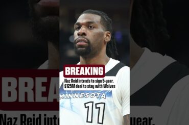 Timberwolves big man Naz Reid is staying put in Minnesota #nba #shorts
