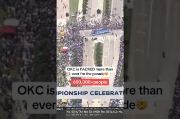OKC SHOWING OUT FOR PARADE 🙌🔥
