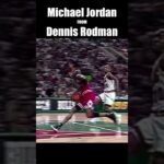 Dennis Rodman Pass to Michael Jordan #nba #goat #basketballlegend
