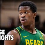 VJ Edgecombe 2024-25 College Highlights