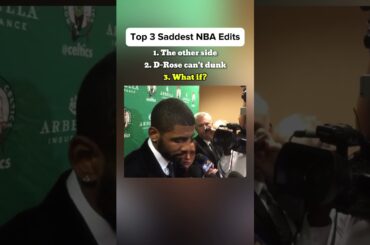 Top 3 Saddest NBA Edits 🥺 #nba #basketball
