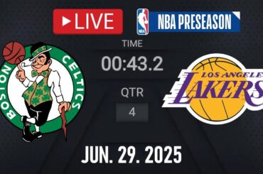 NBA LIVE! Los Angeles Lakers vs Boston Celtics | June 29, 2025 | NBA PRESEASON | NBA 2K25