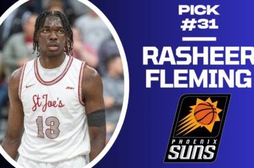 NBA Draft Reactions - Pick No. 31, The Minnesota Timberwolves Trade Rasheer Fleming To The Suns!
