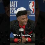Ace Bailey on being selected by the Utah Jazz