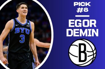 NBA Draft Reactions - Pick No. 8, The Brooklyn Nets Select Egor Demin!