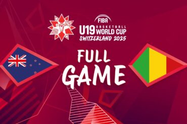 Group Phase | New Zealand v Mali | Full Basketball Game | FIBA U19 Basketball World Cup 2025
