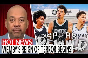Wemby’s reign of TERROR begins! San Antonio Spurs just sent a SHOCKWAVE through the NBA!