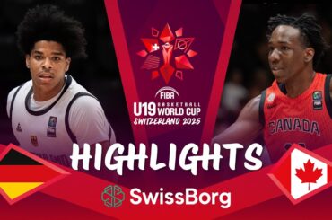 Germany 🇩🇪 vs Canada 🇨🇦 | Extended Highlights | FIBA U19 Basketball World Cup 2025 #fibau19