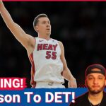 BREAKING: Detroit Pistons Sign And Trade For Duncan Robinson!