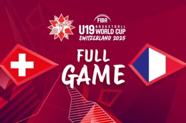 Round of 16 | Switzerland v France | Full Basketball Game | FIBA U19 Basketball World Cup 2025