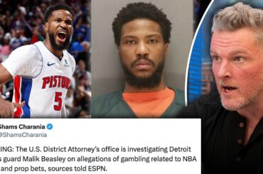 Pistons Malik Beasley Under Federal Investigation For Gambling On NBA Games?! | Pat McAfee Show