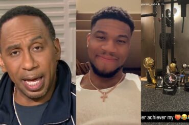 Giannis claps back at Stephen A Smith for calling him an underachiever 😂
