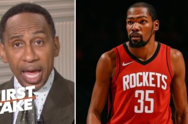 FIRST TAKE | Stephen A. claims Kevin Durant to Houston Rockets is biggest bombshell of NBA offseason
