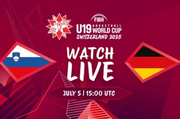 LIVE - Slovenia v Germany | FIBA U19 Basketball World Cup 2025 | Semi-Finals