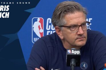 “You’re Definitely Gonna See Him [TJ] More." | Chris Finch WCF Game 3 Postgame Sound | 05.24.25