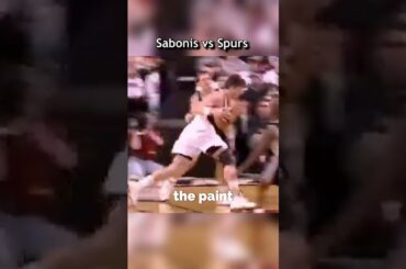 Arvydas Sabonis vs San Antonio Spurs 🔥