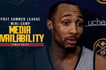 Tamar Bates Post Practice Media | 2025 Summer League 🎙