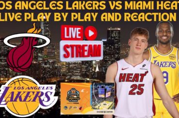 **LIVE** | NBA California Classic | Los Angeles Lakers Vs Miami Heat Play By Play & Reaction