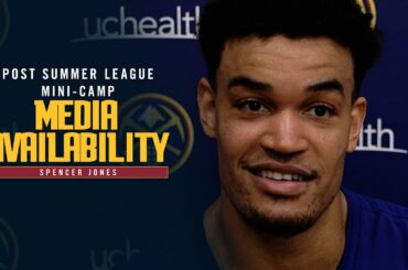 Spencer Jones Post Practice Media | 2025 Summer League 🎙