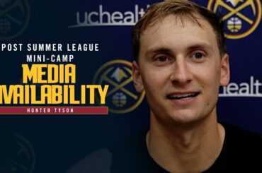 Hunter Tyson Post Practice Media | 2025 Summer League 🎙