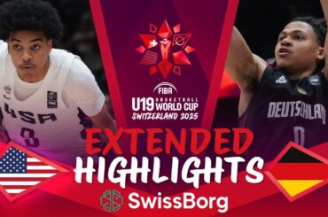 USA 🇺🇸 vs Germany 🇩🇪 | Final Game | Extended Highlights | FIBA U19 Basketball World Cup 2025