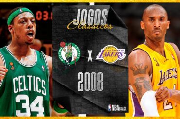 🔴NBA: Boston Celtics x Los Angeles Lakers (2008) | JOGOS CLÁSSICOS