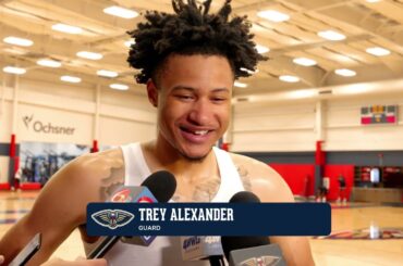 Trey Alexander on joining New Orleans, Jeremiah Fears | 2025 NBA Summer League