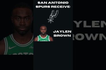 TRADING Jaylen Brown To The San Antonio Spurs! #nba #basketball #viral
