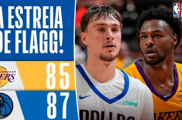 COOPER FLAGG estreia, e MAVS vencem os LAKERS DE BRONNY na Summer League da NBA - MELHORES MOMENTOS