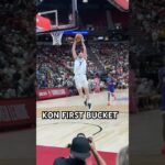 Kon Knueppel first bucket of Summer League
