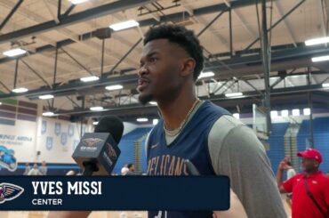 Yves Missi on Derik Queen, rebounding | 2025 NBA Summer League