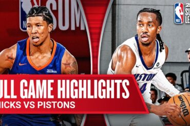 KNICKS vs PISTONS | NBA SUMMER LEAGUE | FULL GAME HIGHLIGHTS | July 11, 2025