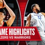 TRAIL BLAZERS vs WARRIORS | NBA SUMMER LEAGUE | FULL GAME HIGHLIGHTS | July 11, 2025