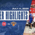 Ron Holland Lights Up the Knicks | 28 Points in NBA 2K26 Summer League Opener #pistons #nba