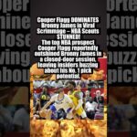 Cooper Flagg Shocks NBA Scouts After OUTPLAYING Bronny James in Summer League Debut 🤯 #NBA #James