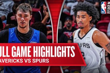 SPURS vs MAVERICKS | NBA SUMMER LEAGUE | FULL GAME HIGHLIGHTS | July 12, 2025