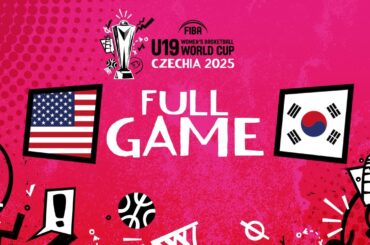 Group Phase | USA v Korea | Full Basketball Game | FIBA U19 Women's Basketball World Cup 2025