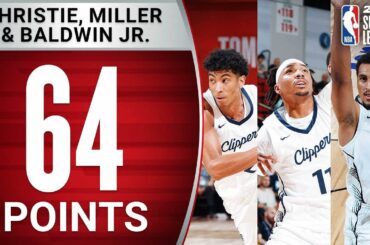 Miller (21 PTS), Baldwin Jr. (22 PTS) & Christie (21 PTS) Fill It Up In Las Vegas! | July 13, 2025