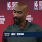 Corey Brewer | Pelicans-Lakers Postgame Interview | 2025 NBA Summer League
